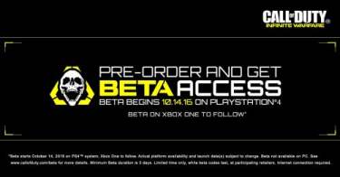 Call of Duty Infinite Warfare Multiplayer Beta