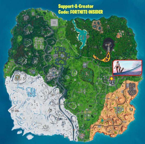 Fortnite Utopia Week 9 Hidden Battle Star Map Location