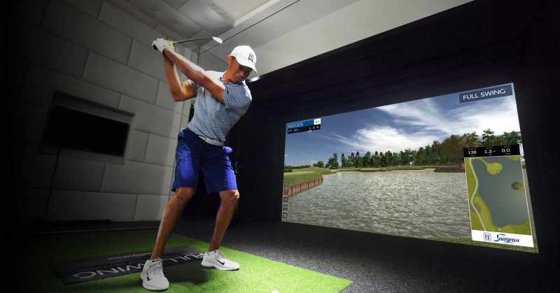 Tiger Woods virtual golf course