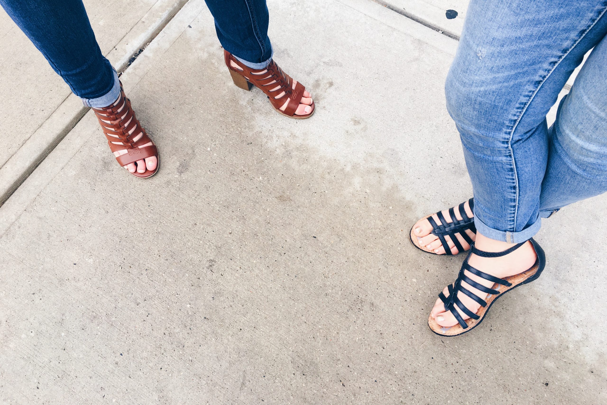 leather sandals are staple
